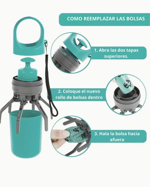 Recogedor de Heces para Mascotas Portátil