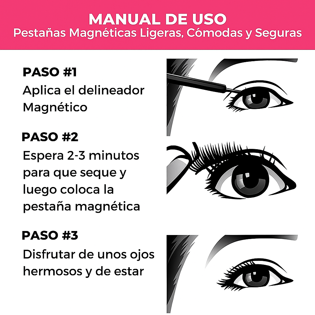 Kit de Pestañas Magnéticas