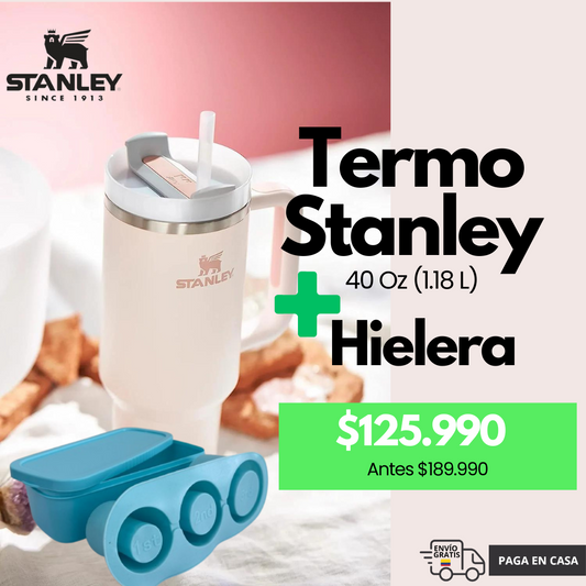 Ofertas Hielera + Termo Stanley Quencher 40 Oz