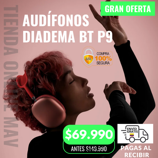 AUDÍFONOS BT P9