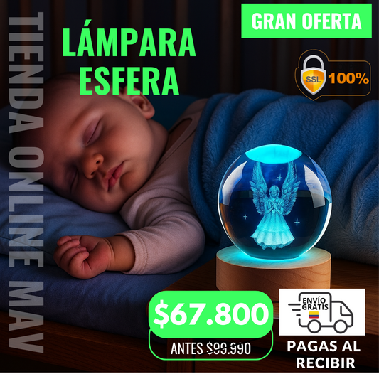 Lámpara esfera de espiritualidad