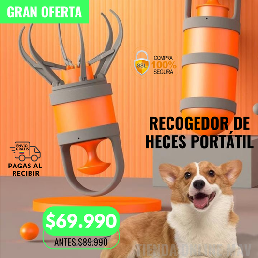 Recogedor de Heces para Mascotas Portátil